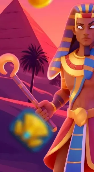 Фараон из слота Sun of Egypt в акции Mostbet
